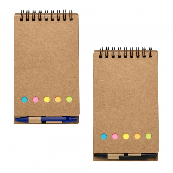 Bloco De Anotações Eco e Post It Personalizado - 15,8 x 8,8 cm 