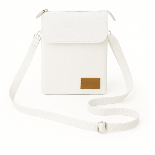 Mini Bolsa Transversal de Nylon Personalizada - 19 x 13,5 cm 