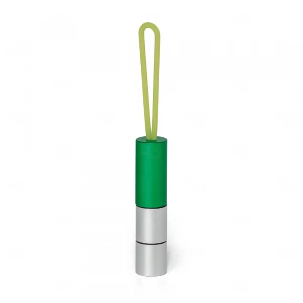 Chaveiro com Mini Lanterna e Porta-Comprimidos Personalizado 