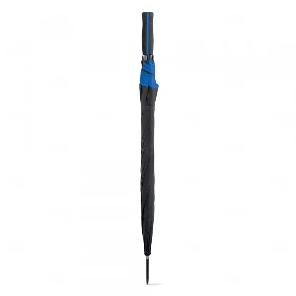 Guarda-Chuva Automático Preto com Borda Colorida Personalizado 