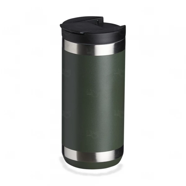 Copo Térmico Inox 350ml com Tampa Personalizado 