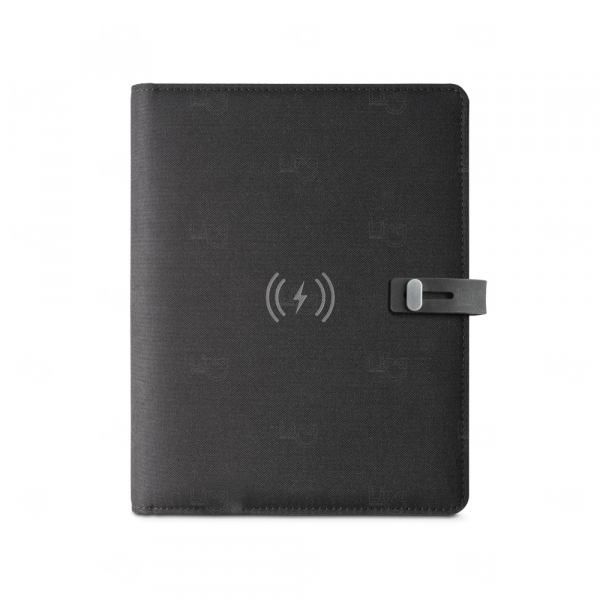 Pasta A5 com Carregador Wireless Personalizada 