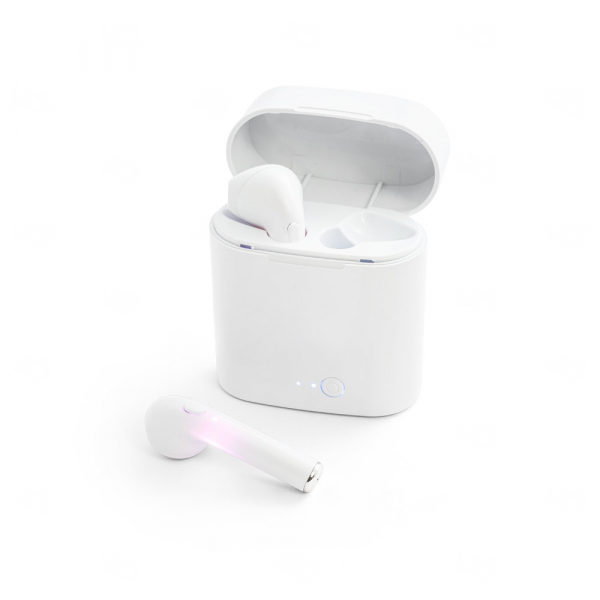 Fone de Ouvido Personalizado Wireless com Carregador 250 mAh 