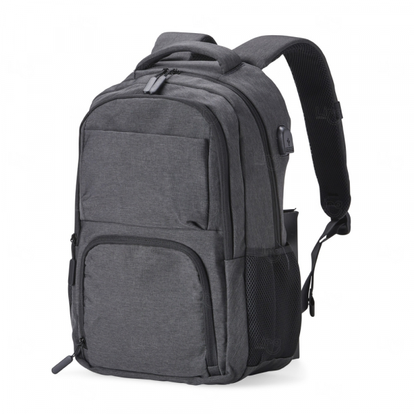 Mochila Poliéster USB 28 Litros Personalizada 