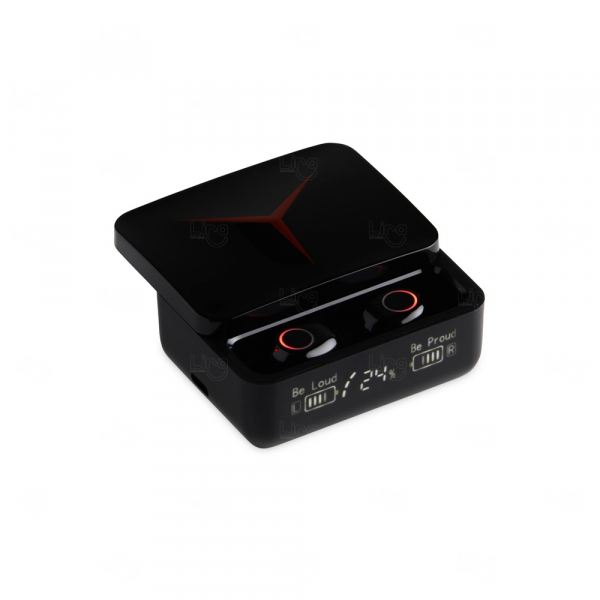Fone de Ouvido Bluetooth Com Case e Power Bank Emergencial