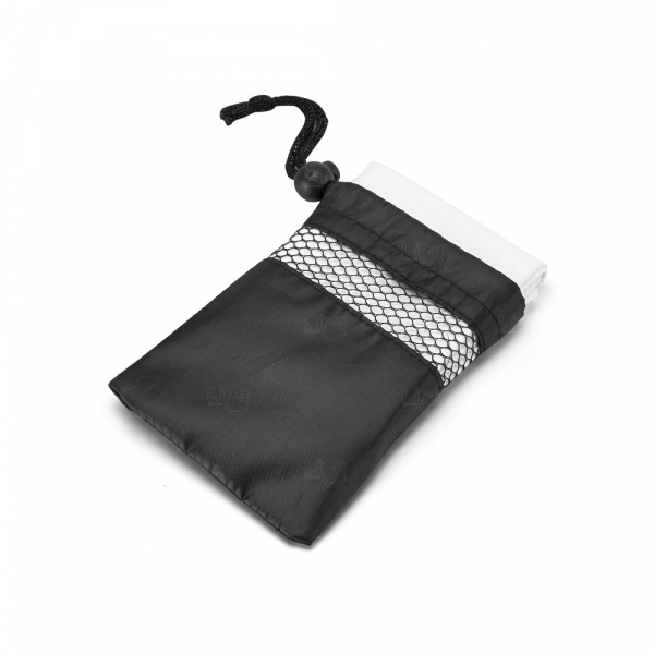 Toalha Esportiva de Microfibra com Bolsa Personalizada 