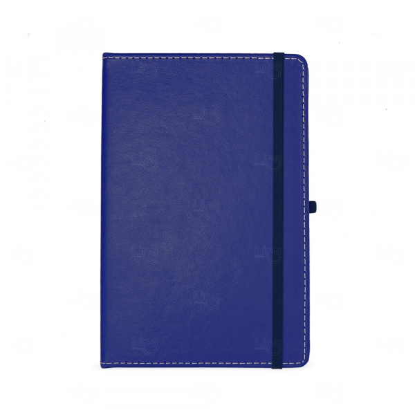 Caderneta em Couro Sintético Personalizada - 21,2 x 14 cm 