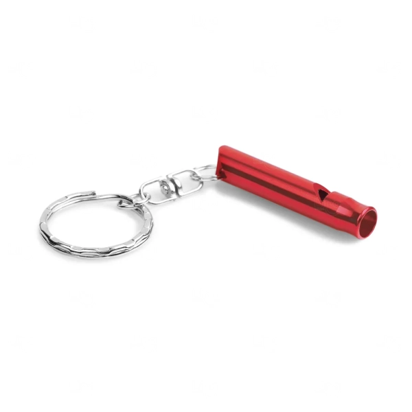Chaveiro de Metal com Apito Personalizado 
