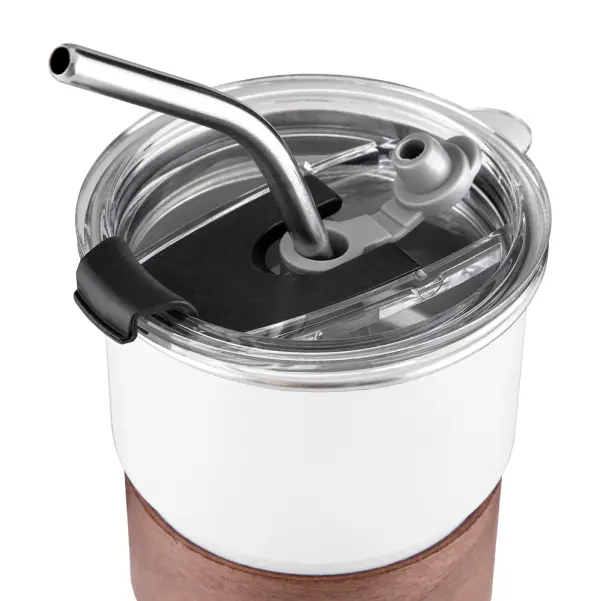 Copo em Inox com Canudo Personalizado 