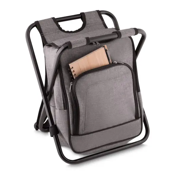 Mochila/Bolsa Térmica e Banco Personalizada em tecido poliéster 600D, capacidade 16 litros