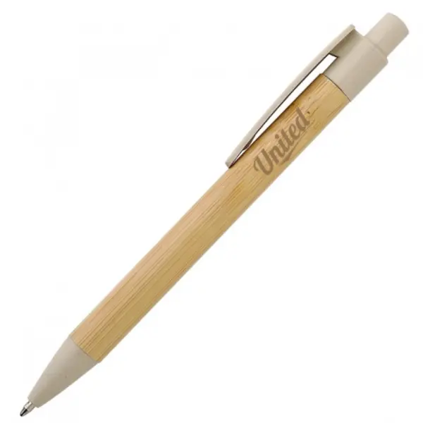 Caneta Bambu Personalizada 