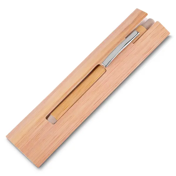 Caneta Bambu Personalizada 