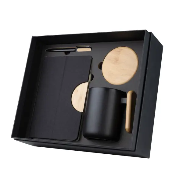 Kit Escritório em RPET e Bambu Personalizado
