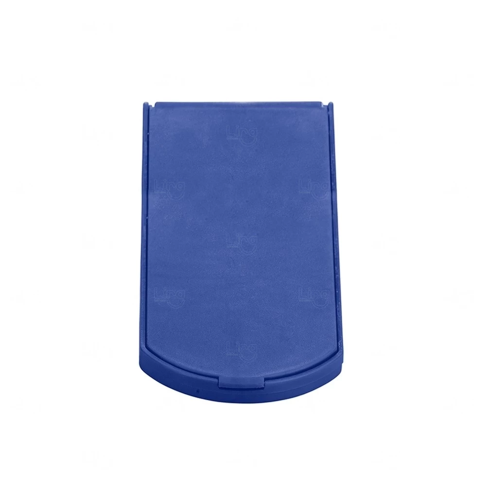 Espelho de Bolso Personalizado - 10 x 5,5 cm Azul
