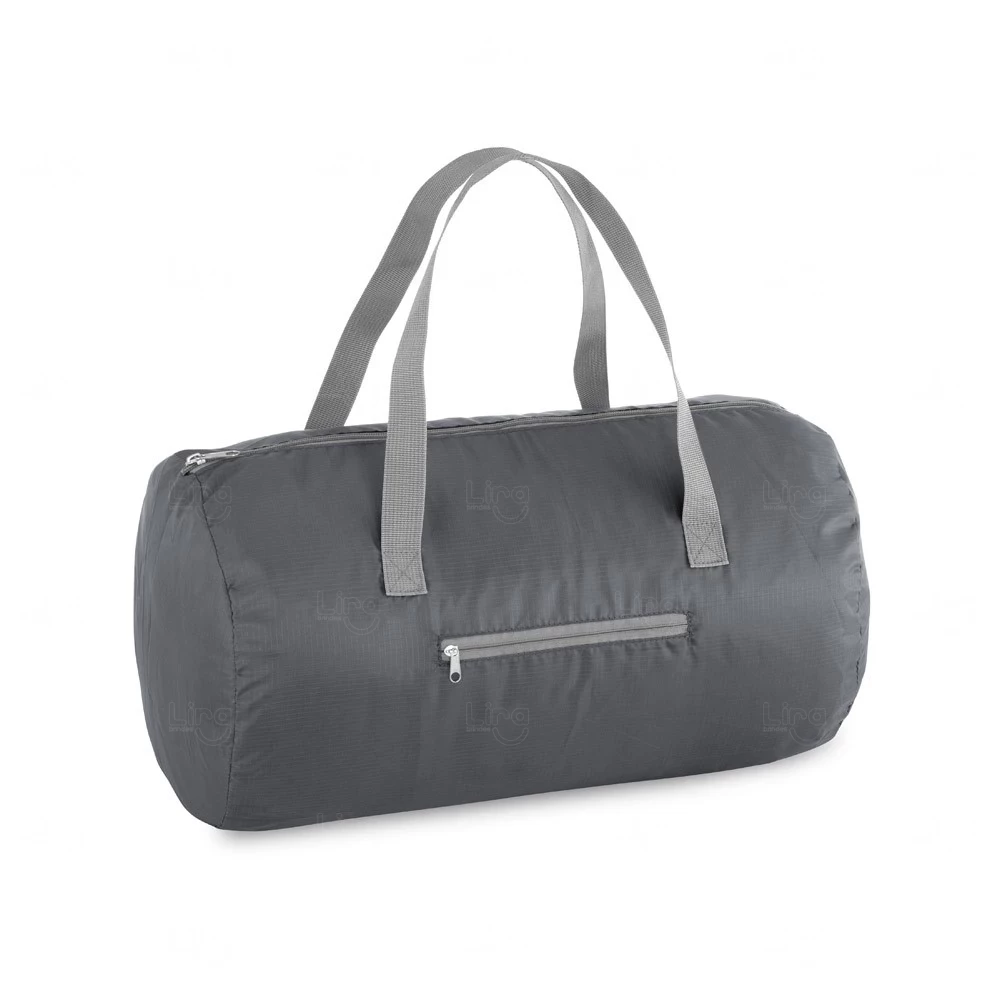 Bolsa Tectel Esportiva Dobrável Personalizada Cinza