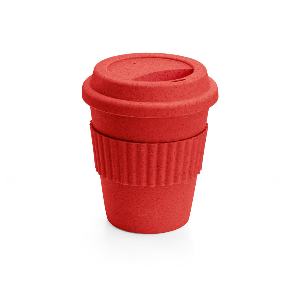 Copo de Fibra de Bambu 380ml Colorido Personalizado 