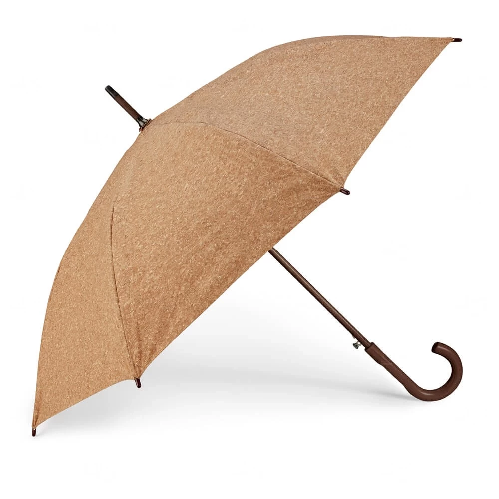 Guarda-Chuva Ecológico em Cortiça e Madeira Personalizado 