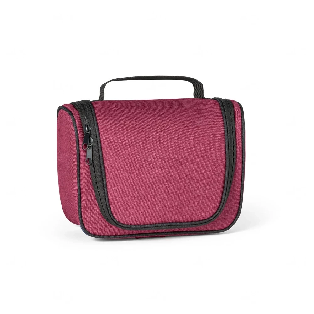 Nécessaire com Bolsos Internos e Gancho Personalizada Vermelho