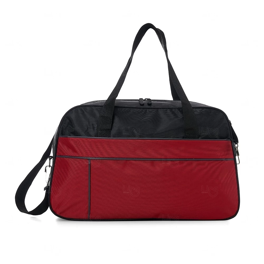 Bolsa Esportiva 33L em Poliéster Personalizada Vermelho