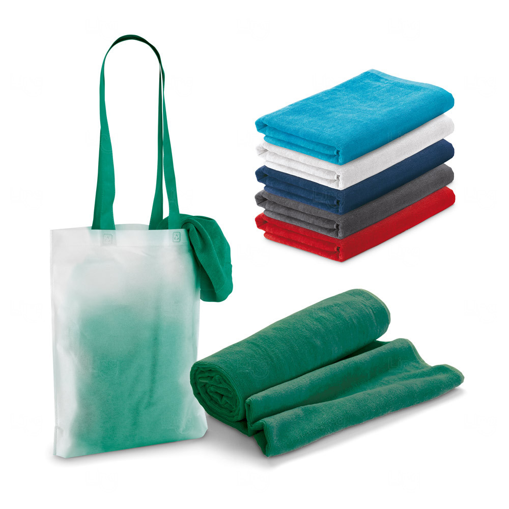 Kit Praia Toalha e Sacola Personalizada 