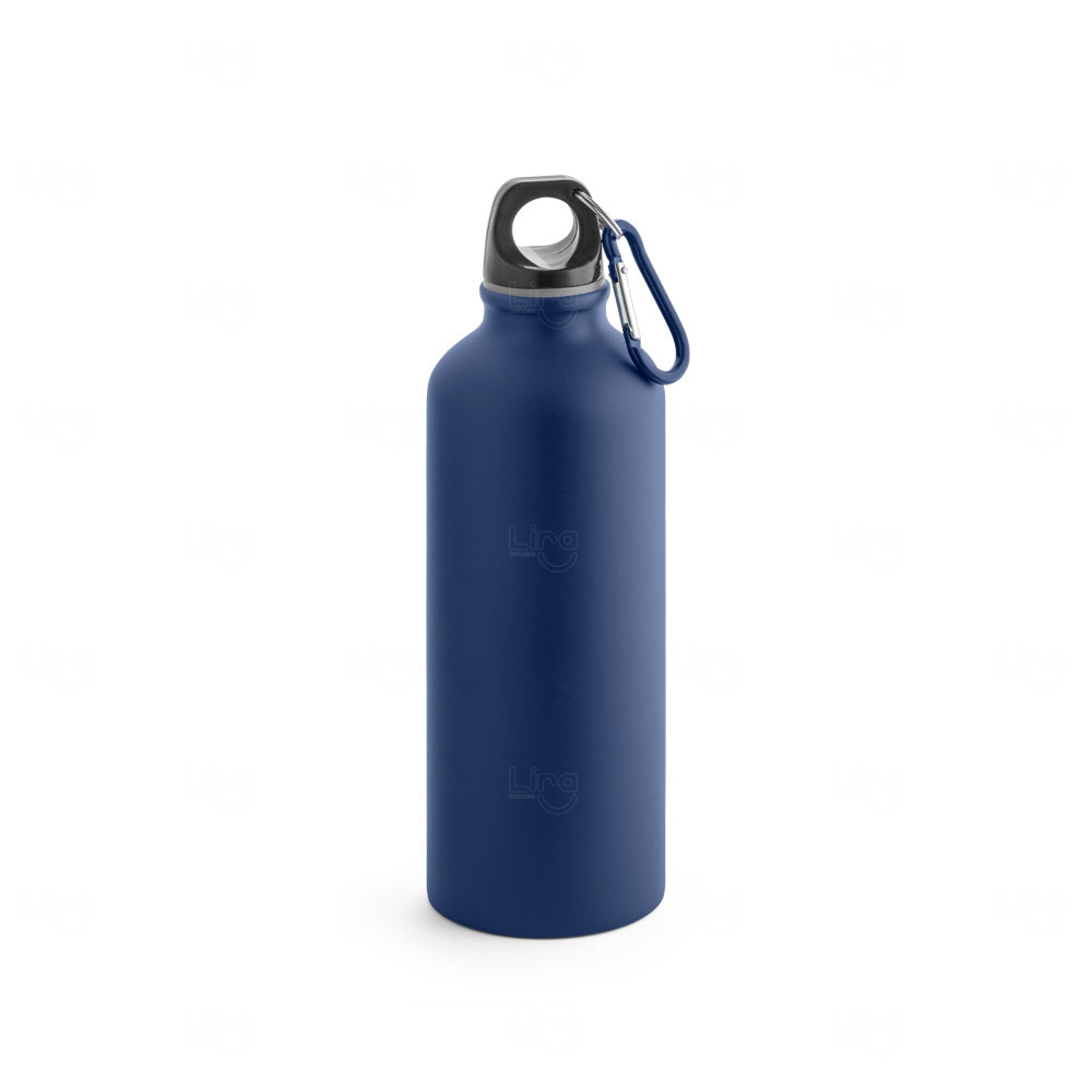 Garrafa de Aluminio Fosca Personalizada - 550ml Azul