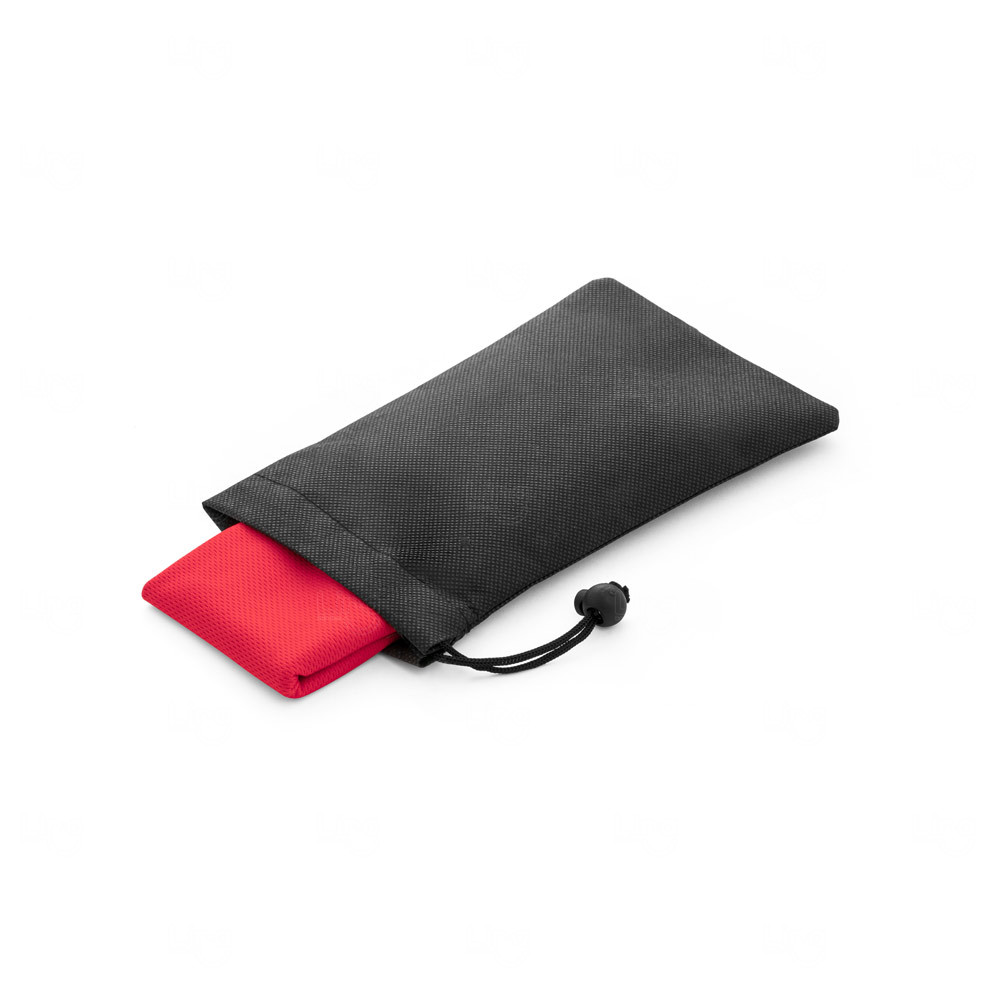 Toalha Esportiva com Bolsa Personalizada - 80x30cm 