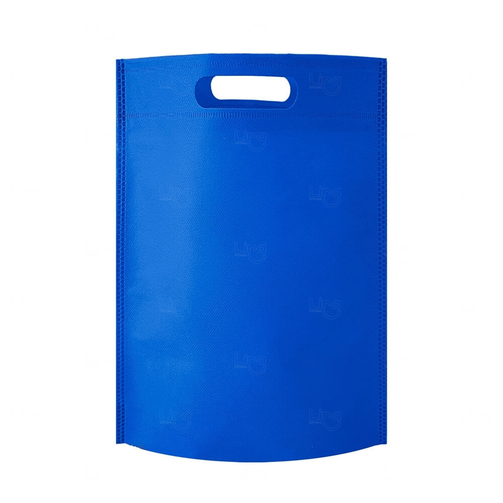Sacola TNT Sem Alça Personalizada - 35 x 24,8 cm Azul