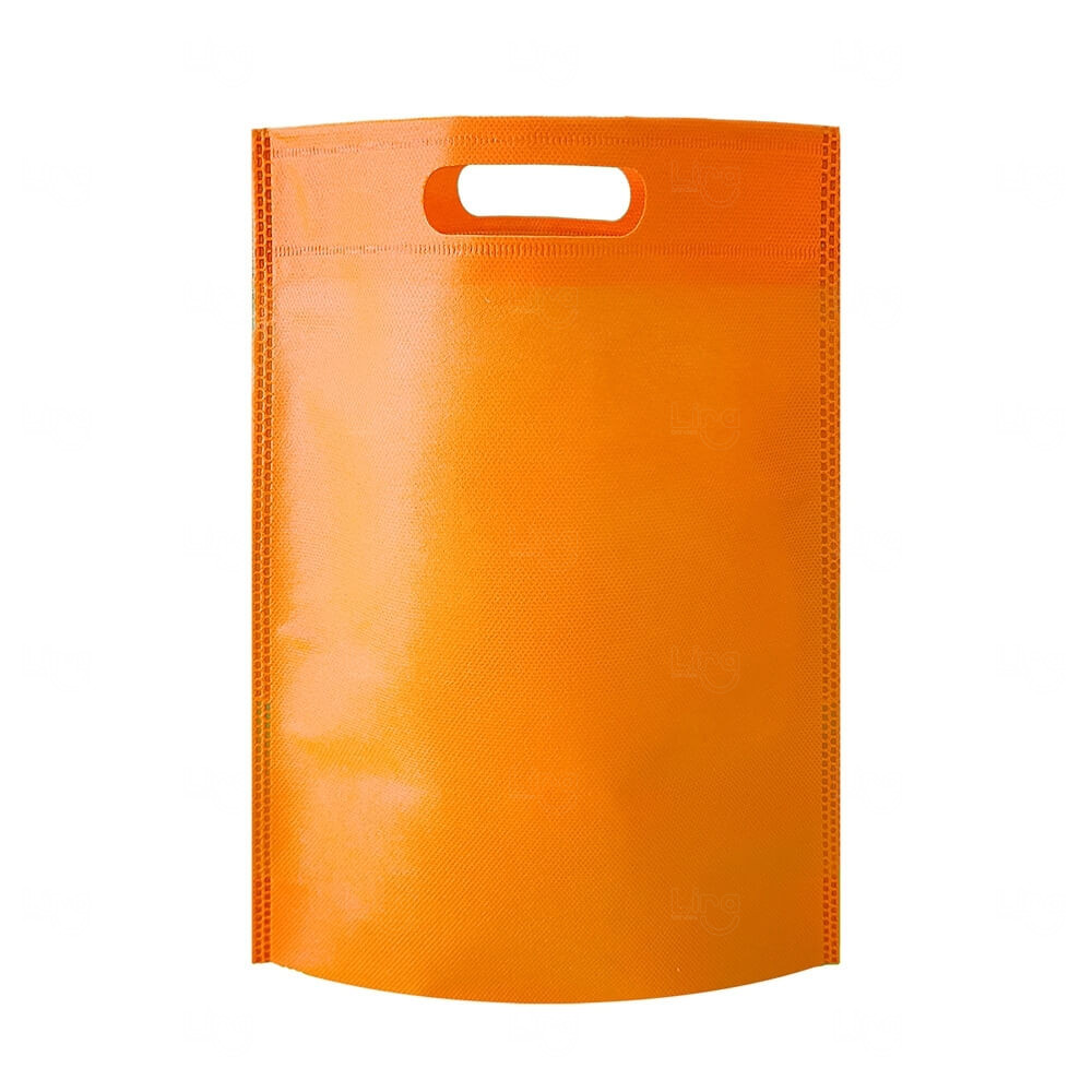 Sacola TNT Sem Alça Personalizada - 35 x 24,8 cm Laranja