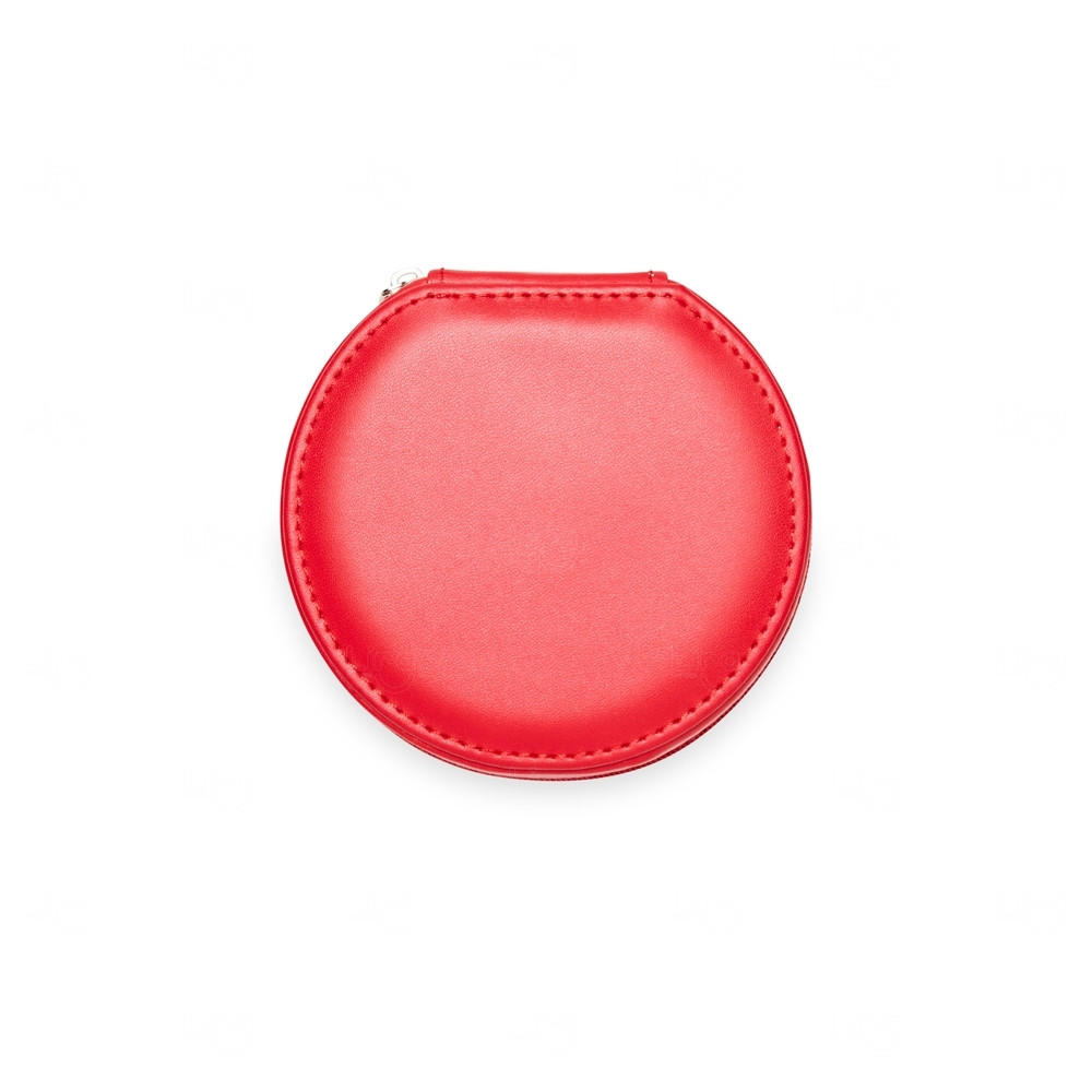 Porta-Joias em Couro Sintético Personalizado - 5x11x10cm 