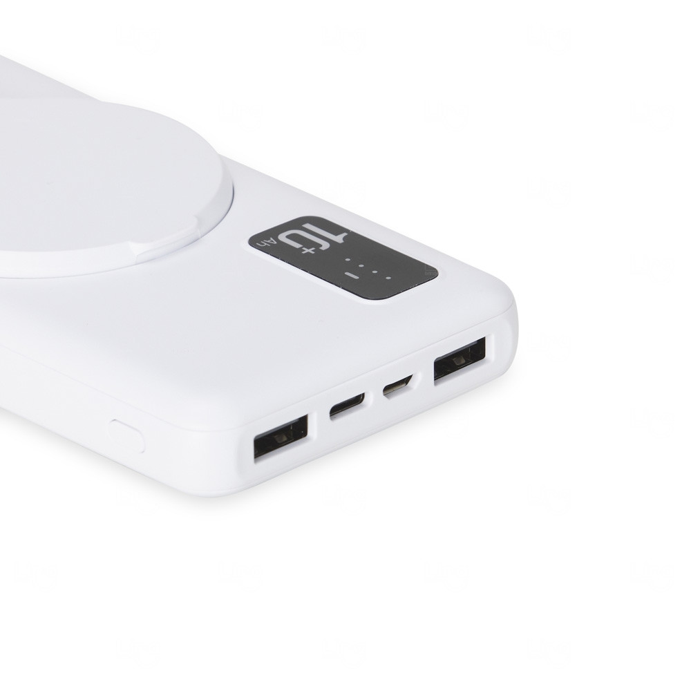 Power Bank Com Indicador Led Personalizado - 10.000 mAh 