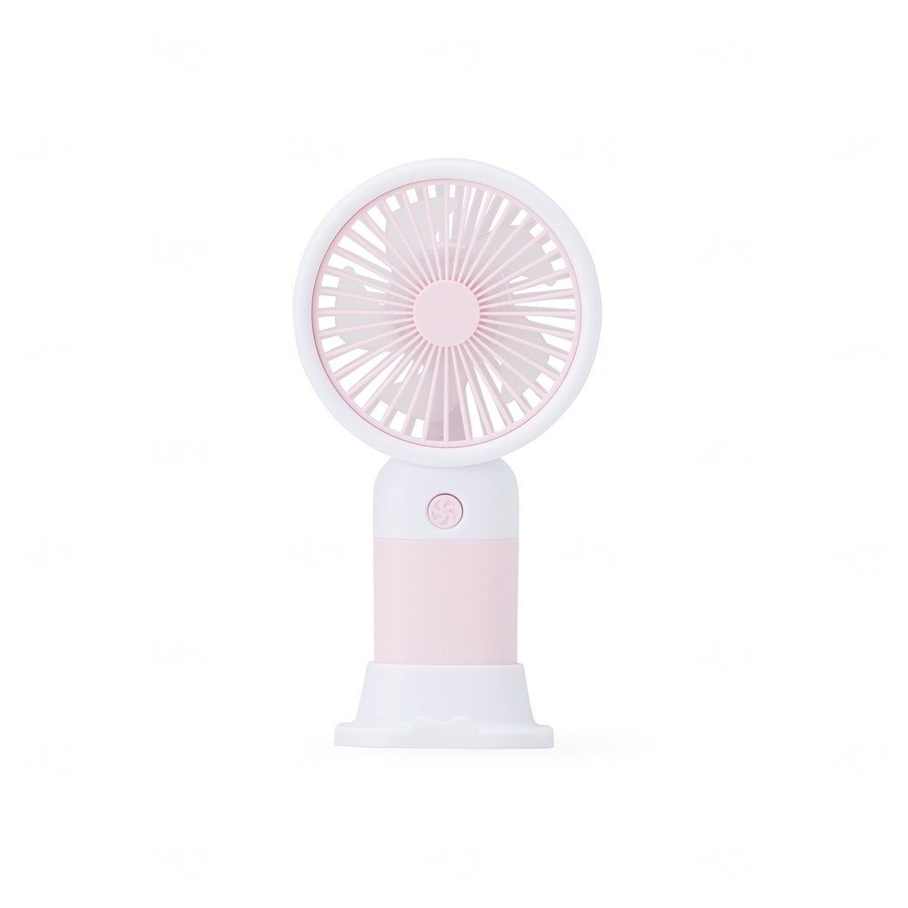 Mini Ventilador Recarregável Personalizado Rosa