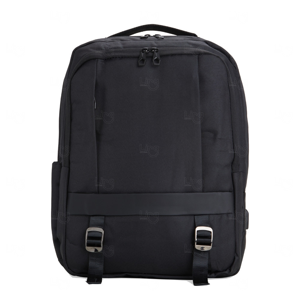 Mochila Nylon 20L para Notebook 15,6" Personalizada Preto