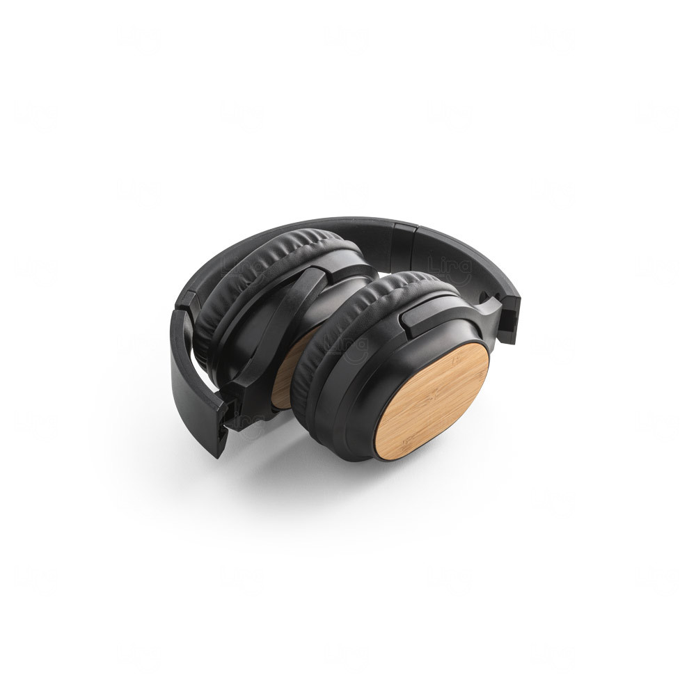 Fone de Ouvido Headphone em Bambu Personalizado 