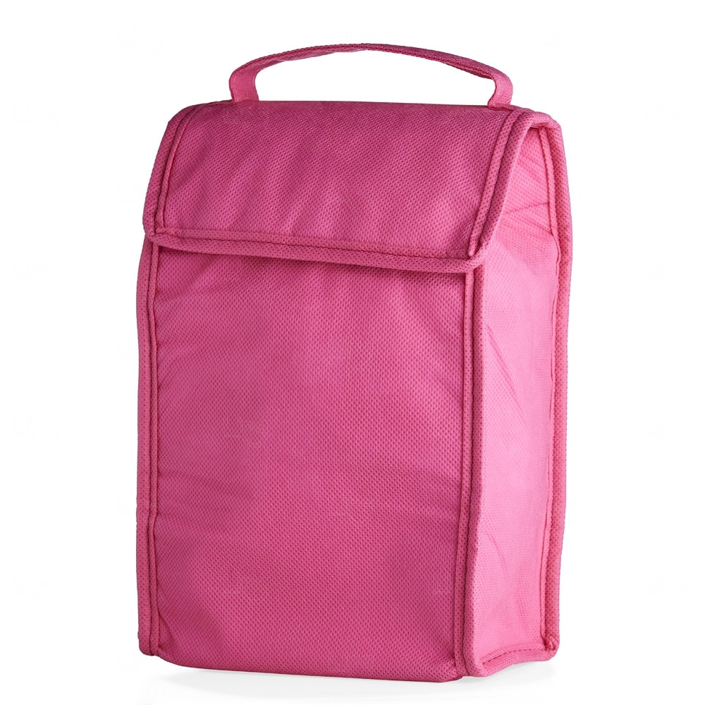 Bolsa Térmica Dobrável 3L Personalizada Rosa Escuro