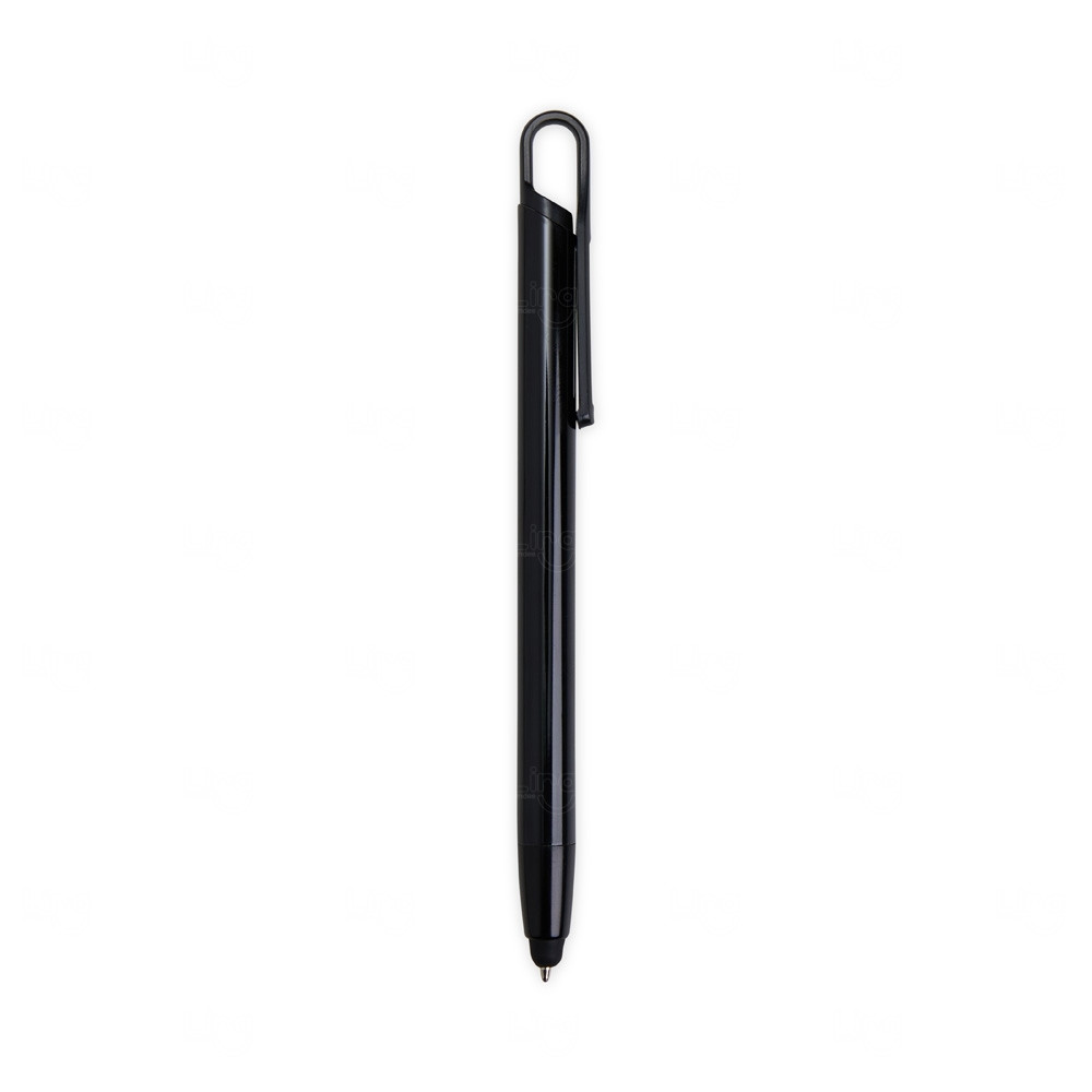 Caneta Touch em Metal Personalizada Preto