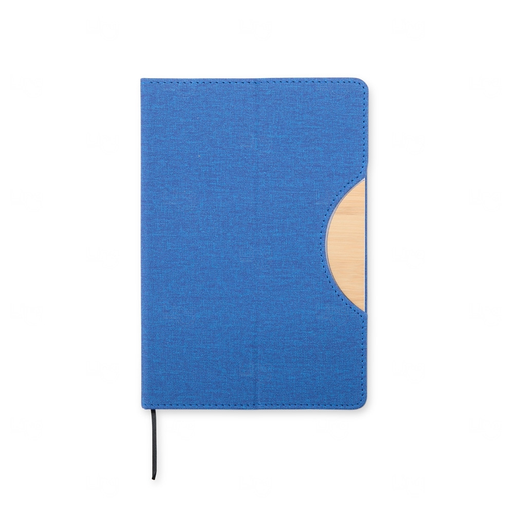 Moleskine com Suporte de Celular Personalizado - 21 x 14,3 cm Azul