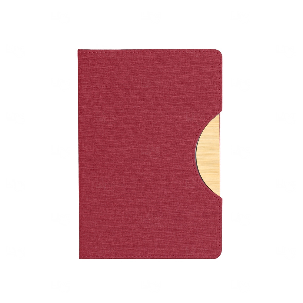 Moleskine com Suporte de Celular Personalizado - 21 x 14,3 cm Vermelho