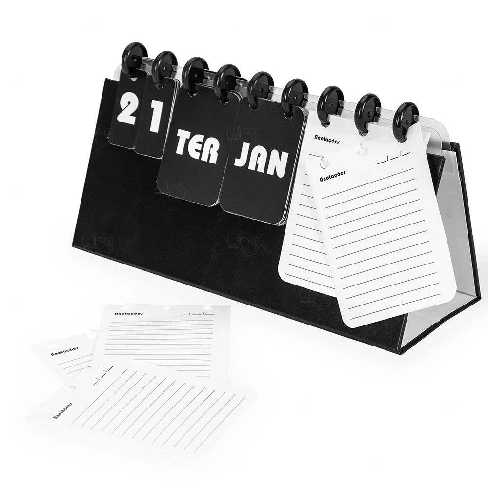 Calendário Permanente de Mesa Personalizado 