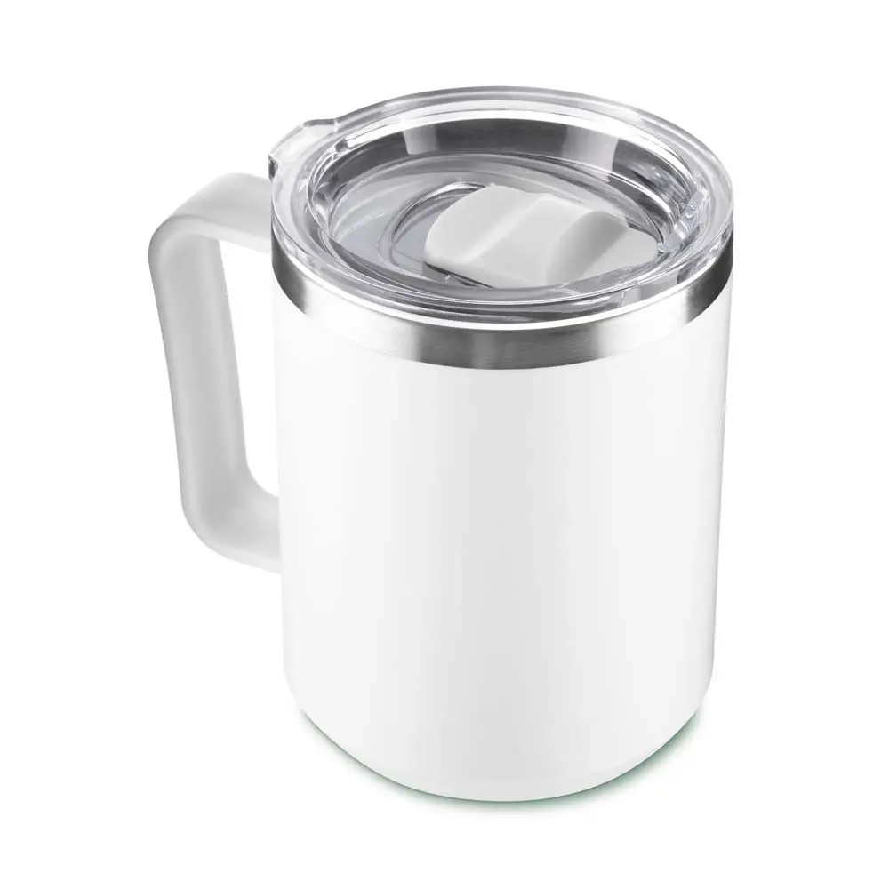 Caneca em Plástico PP com Interior em Inox 450ml Personalizada 
