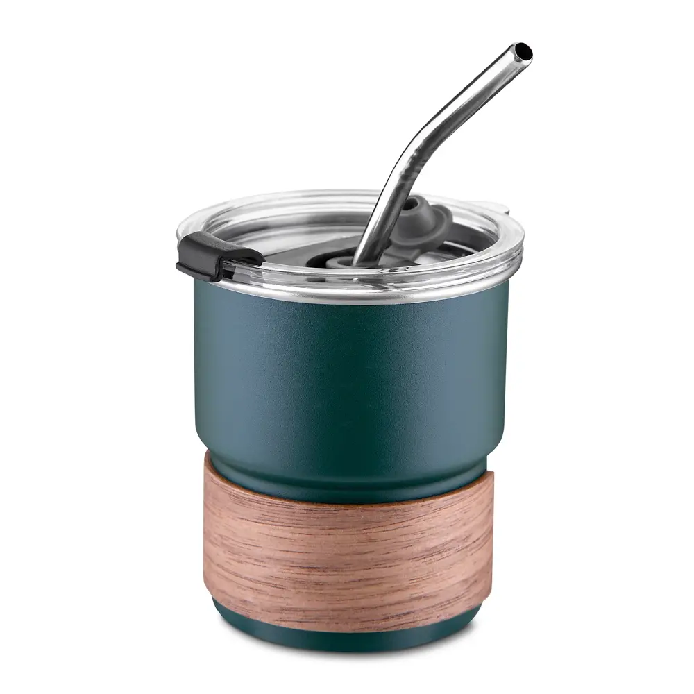 Copo em Inox com Canudo Personalizado 