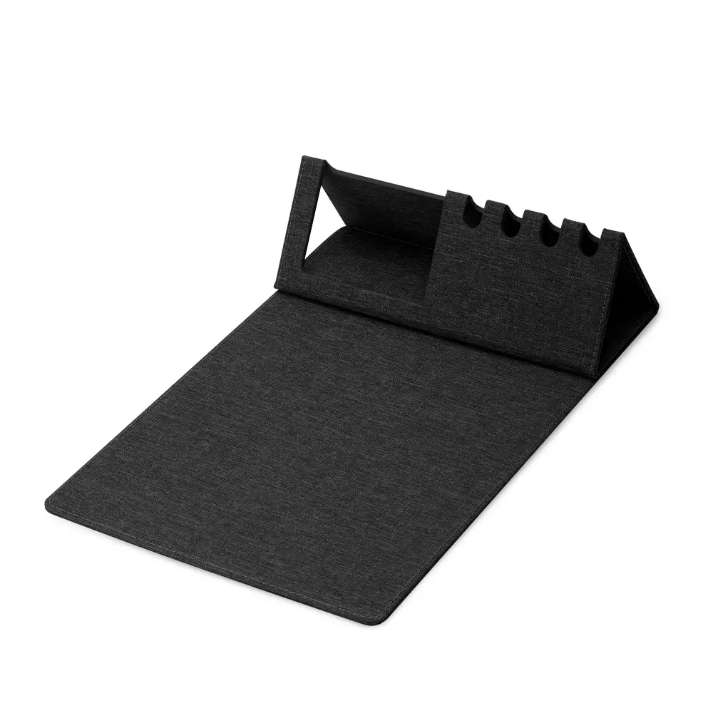 Mouse Pad com Porta Canetas e Porta Cartões Personalizado 