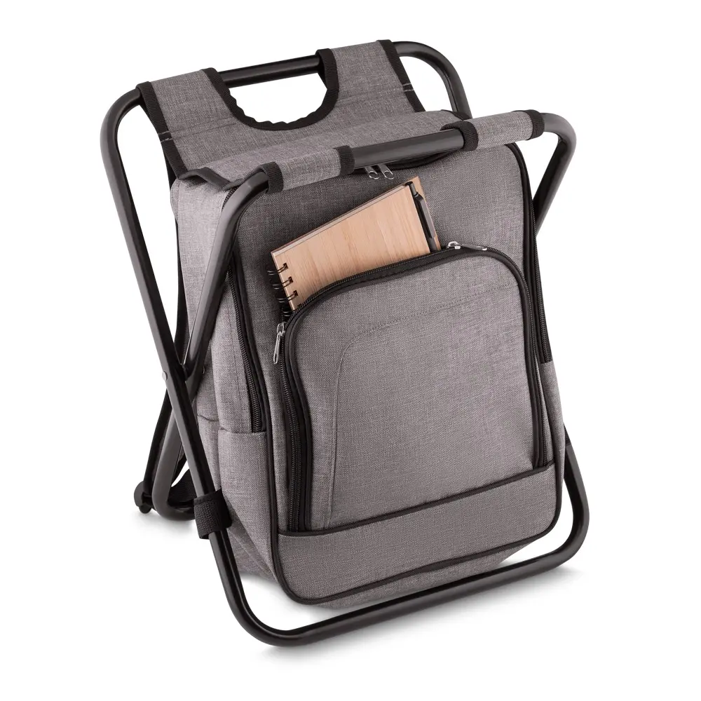 Mochila/Bolsa Térmica e Banco Personalizada em tecido poliéster 600D, capacidade 16 litros 