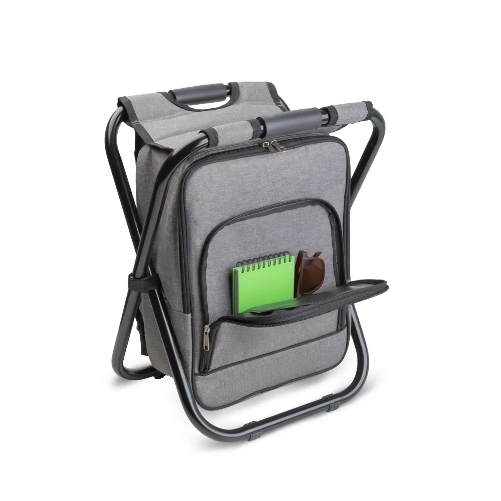 Mochila/Bolsa Térmica e Banco Personalizada em tecido poliéster 600D, capacidade 16 litros 