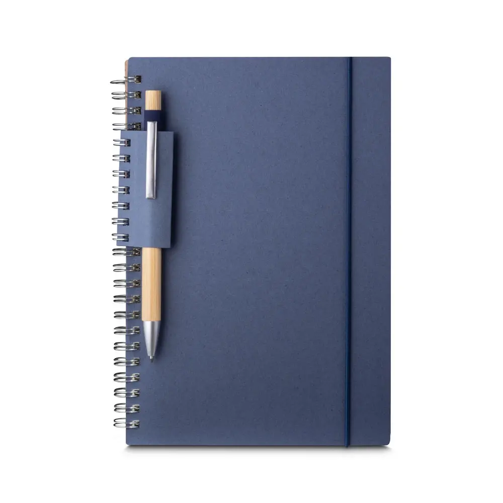 Caderno A5 Capa em Papel Reciclado Personalizado 