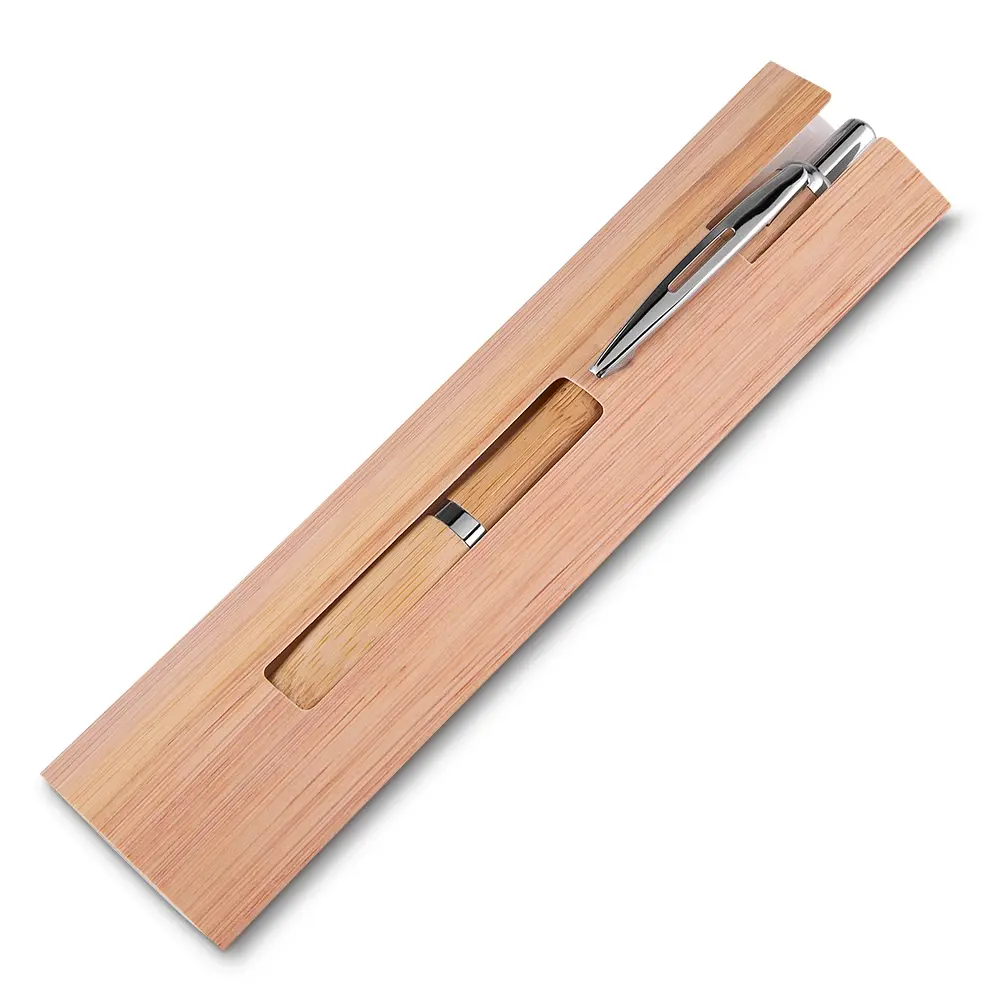 Caneta Bambu Personalizada 