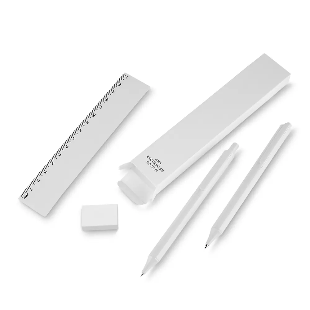 Kit Escritório Plástico Antibacteriano Personalizado 