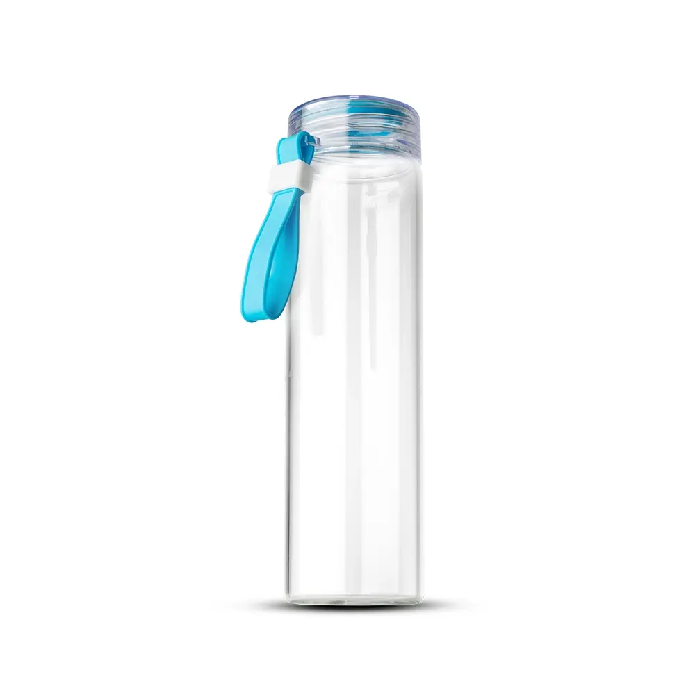 Garrafa de Vidro Borossilicato 400ml Personalizada 