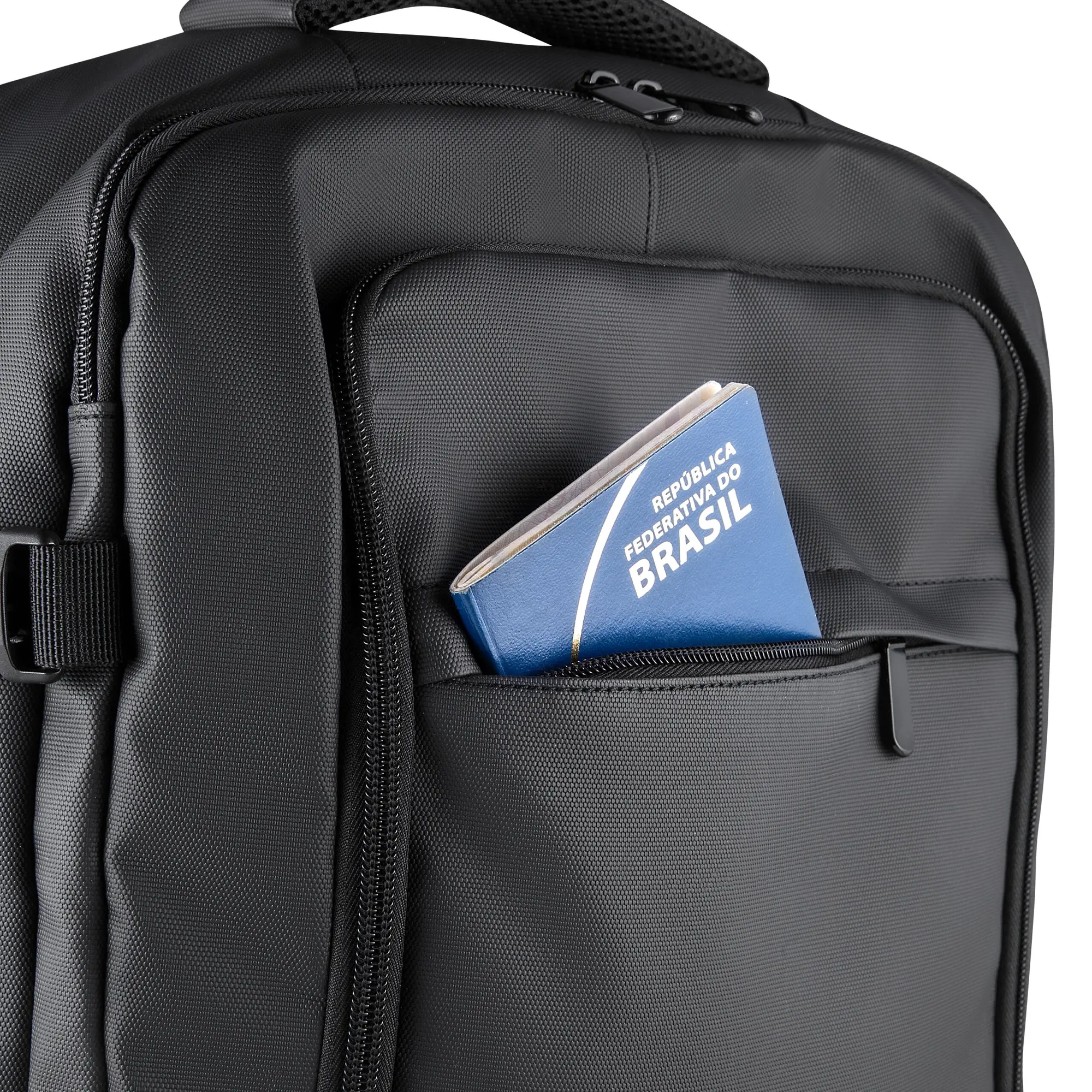 Mochila com Compartimento a Vácuo e Expansor Personalizada 